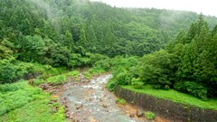 温泉宿からの風景