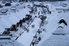 突然の積雪