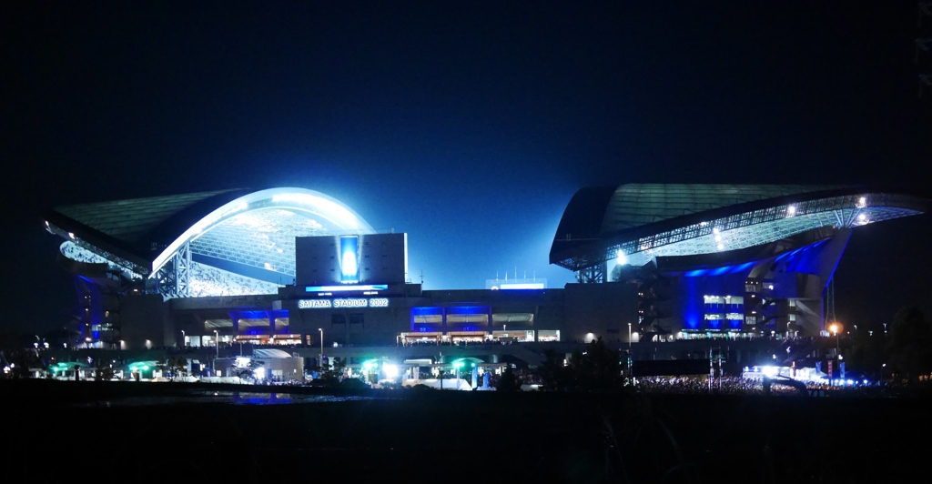 埼玉スタジアム(夜景）