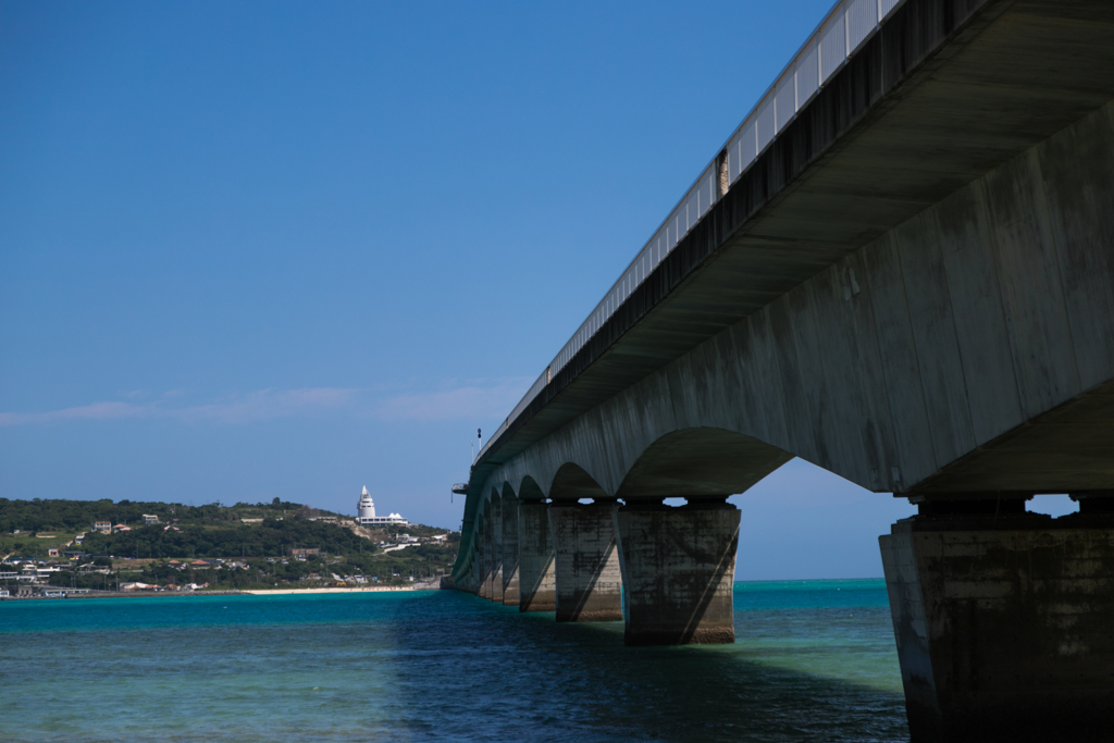 青空と古宇利大橋