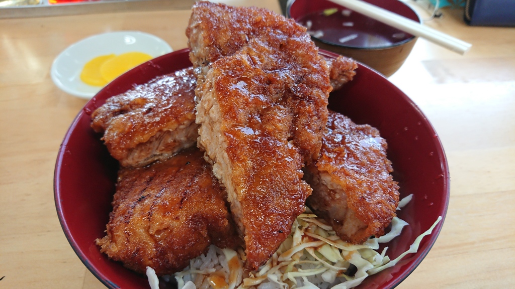 会津名物ソースカツ丼！