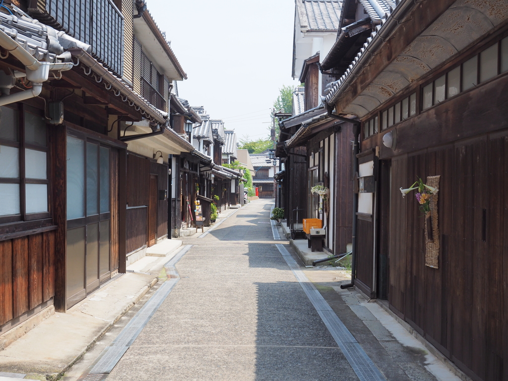 御手洗の町並み
