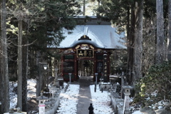 冬の三峰神社