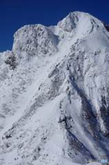 たちはだかる山稜