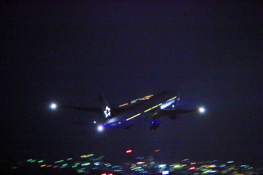 Night takeoff