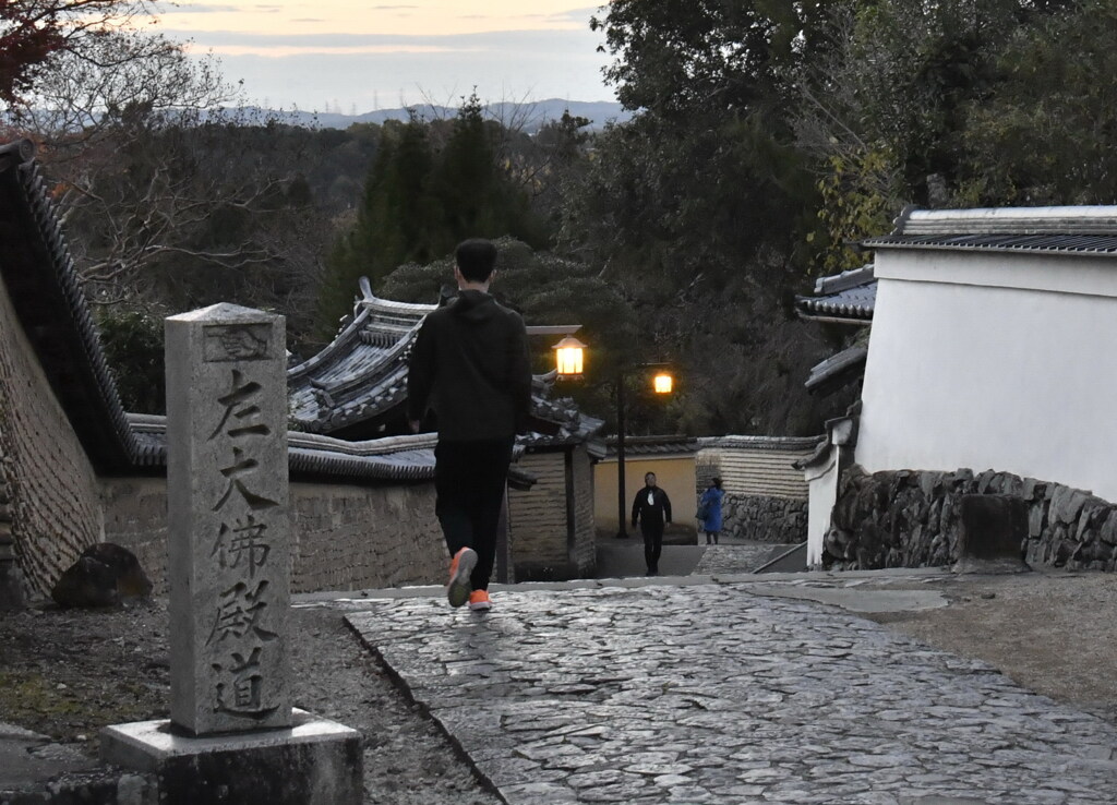 大仏殿に続く道