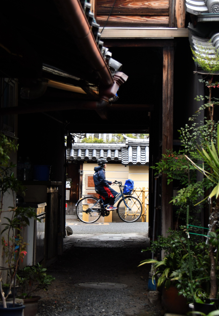 奈良町の路地から