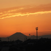 夕焼富士