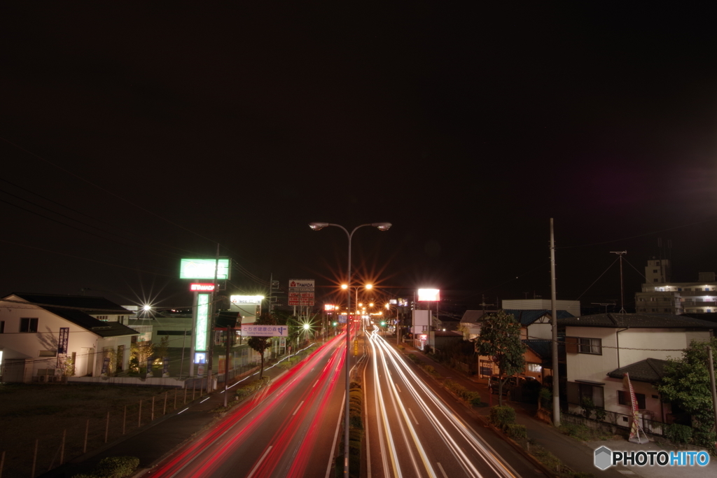 初！光跡撮影