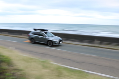 早朝の海岸線をgo 1