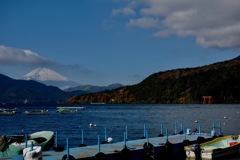富士山と箱根神社