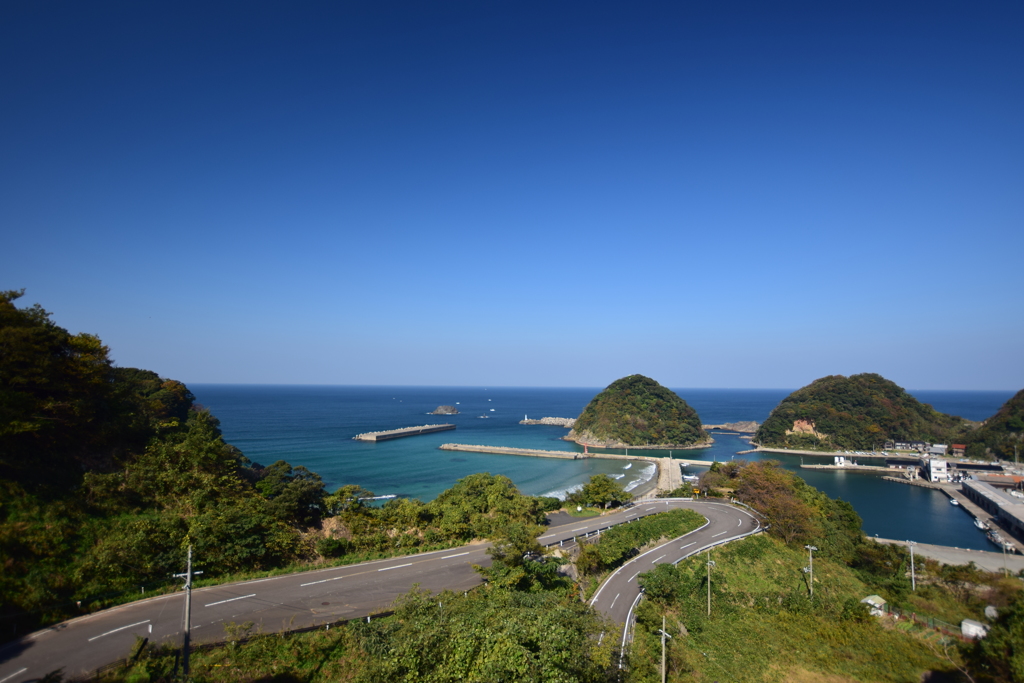日本海を望む
