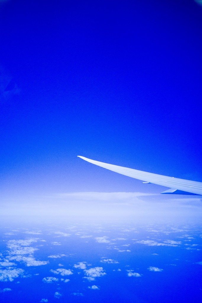 Blue window of 787