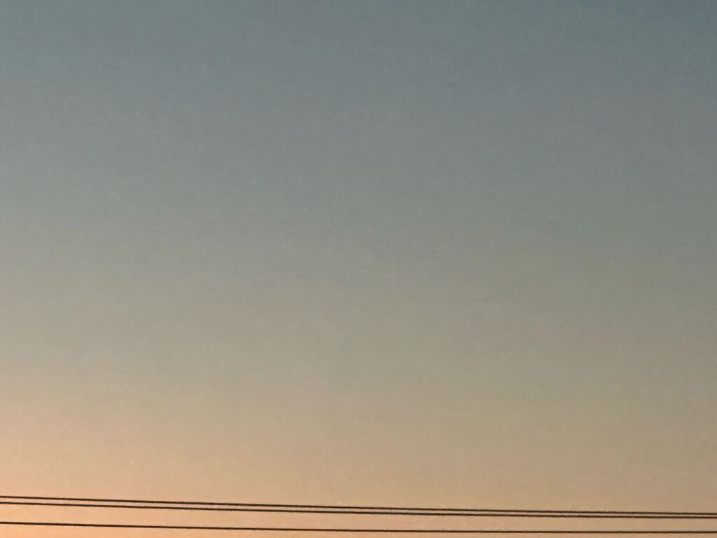 e-line in the magic hour…