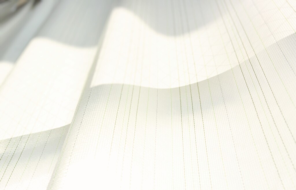 curtain gathers…
