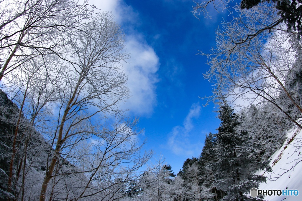 雪晴れ