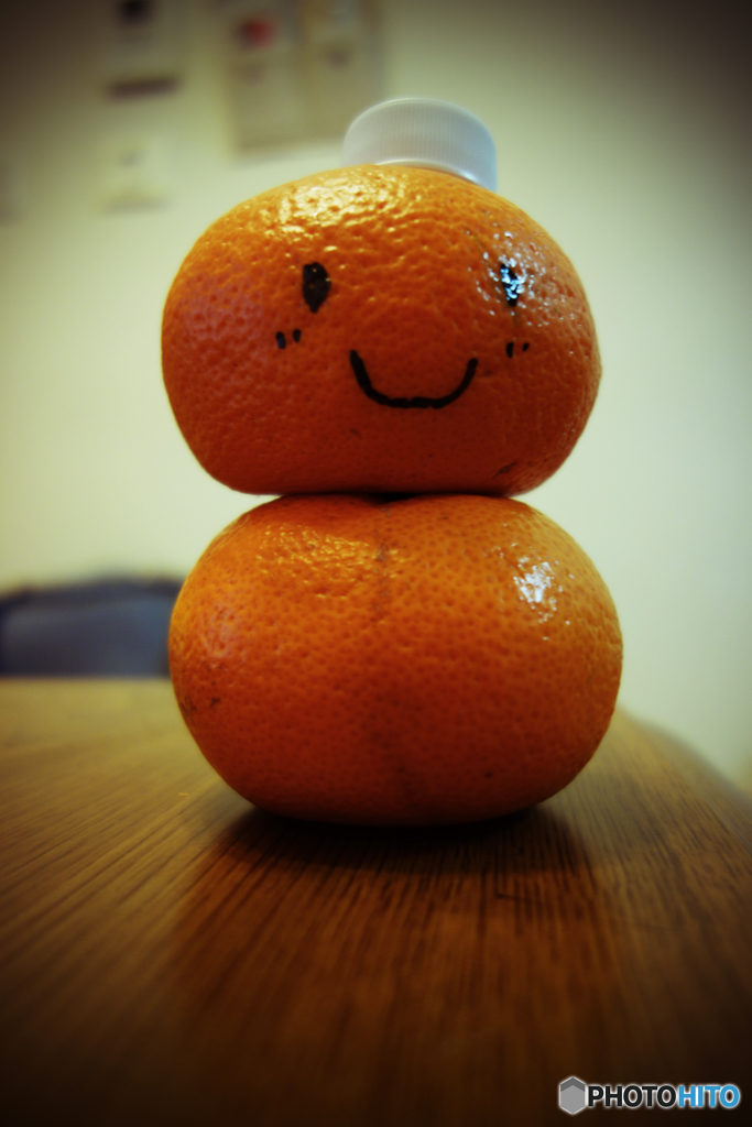 ほっこり　みかんダルマ