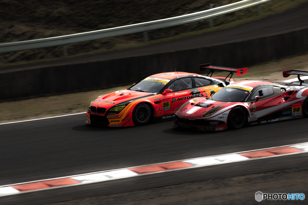SuperGT17岡山　Ｍ６ Vs ４８８