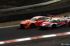 SuperGT17岡山　Ｍ６ Vs ４８８