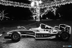 Glowing Formula Car