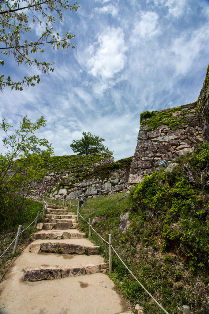 竹田城跡　登城