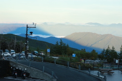 富士山の影