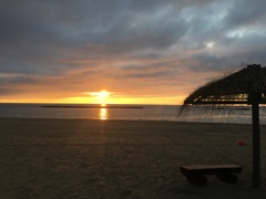 夕日