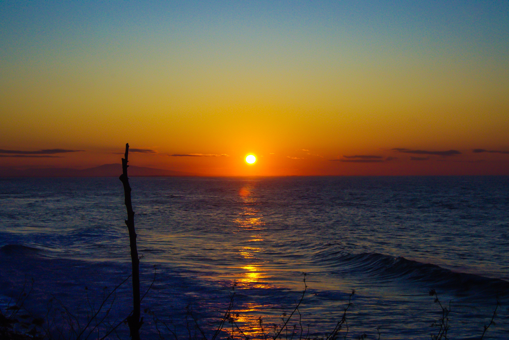 オホーツクの夕暮れ