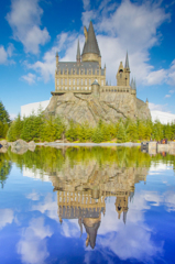 The double castle -castle of Hogwarts-