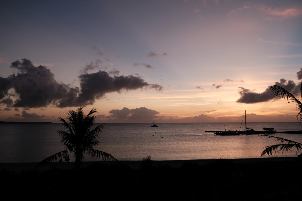 東シナ海の夕暮れ