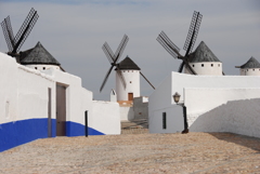 アンダルシア地方の風車　スペイン