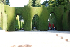 アルハンブラ宮殿　ヘネラリフェ庭園