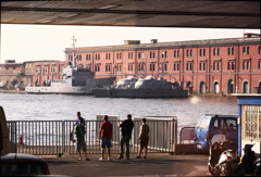 イタリアの警察船