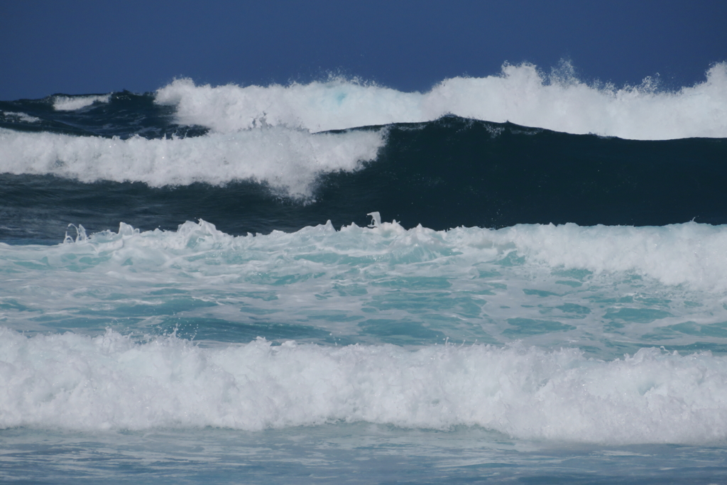 荒波　ハワイ