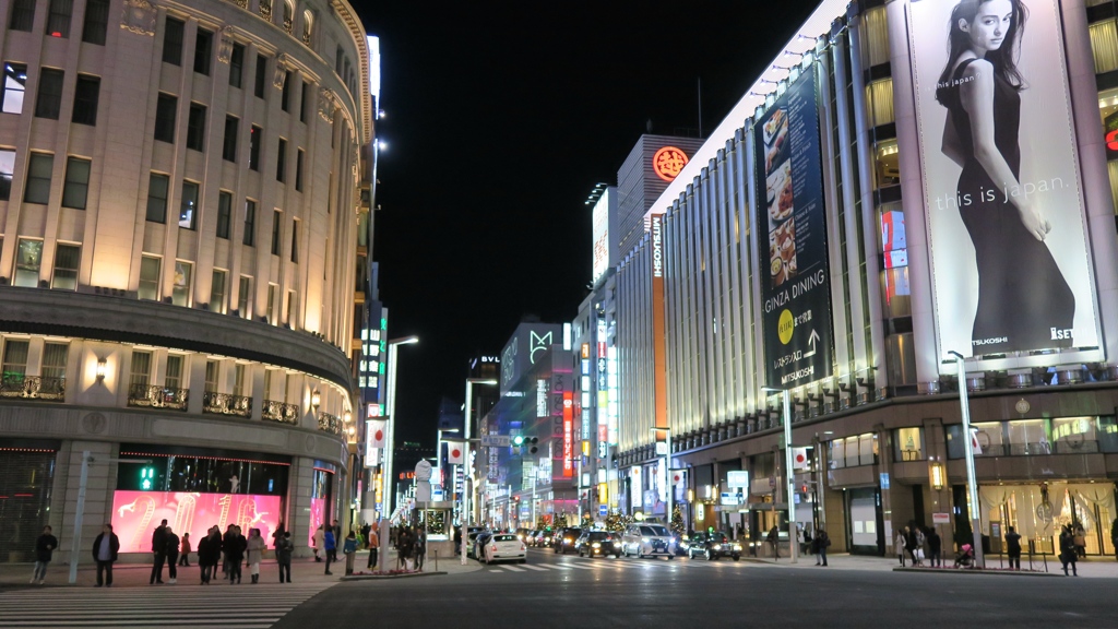 大晦日の銀座