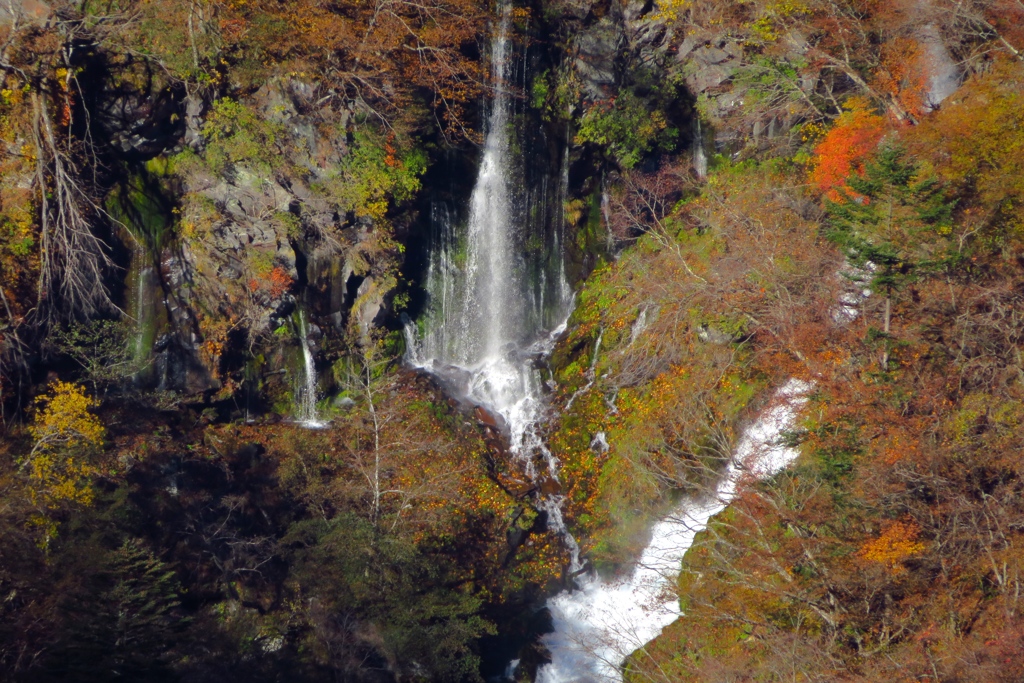 華厳の滝の脇の小滝