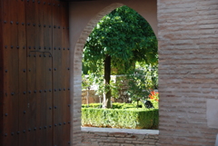 アルハンブラ宮殿　ヘネラリフェ庭園