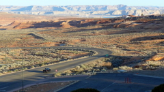 ペイジの町外れ　アリゾナ州