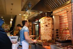 イスタンブールのケバブ屋