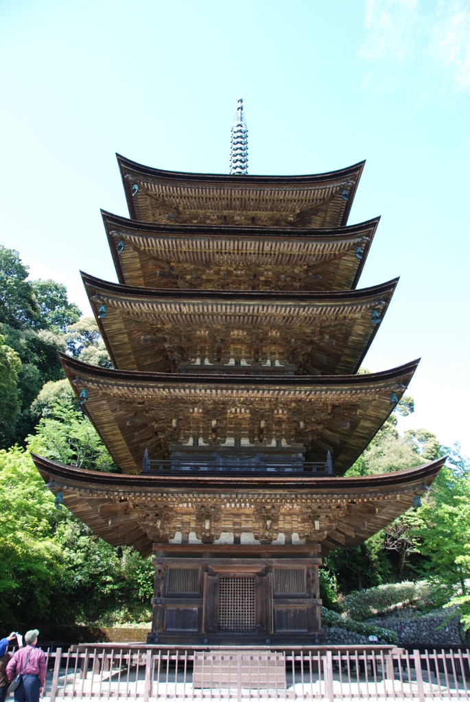 国宝 瑠璃光寺五重塔