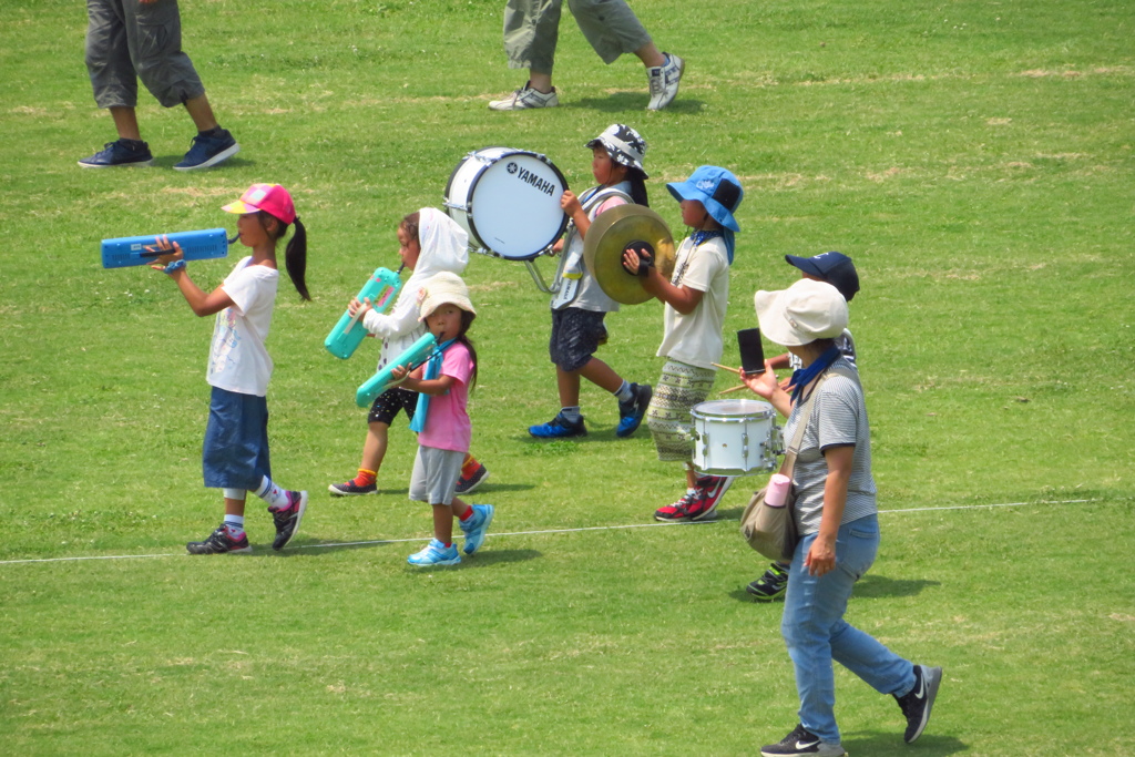 小学生のマーチングバンド