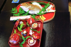 お食い初めの祝膳