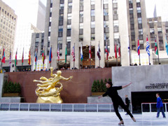 ロックフェラーセンターのスケートリンク