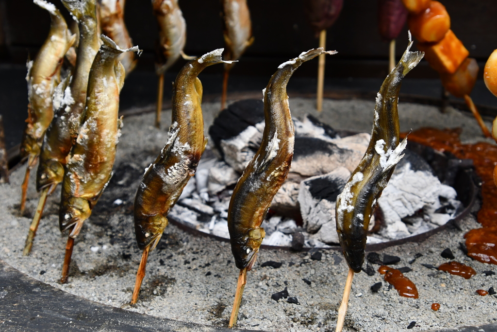 鮎の塩焼き