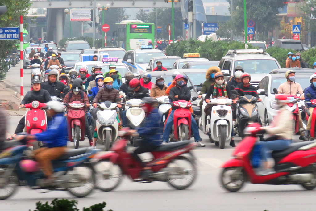ハノイの通勤