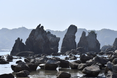南紀熊野の橋杭岩