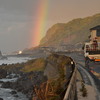日本海の虹