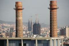 サクラダファミリア遠望