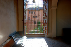 アルハンブラ宮殿　大窓からの景色