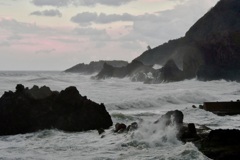 大荒れの日本海